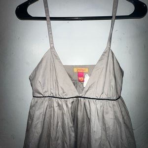 Primp Dress Grey with blue sailboats